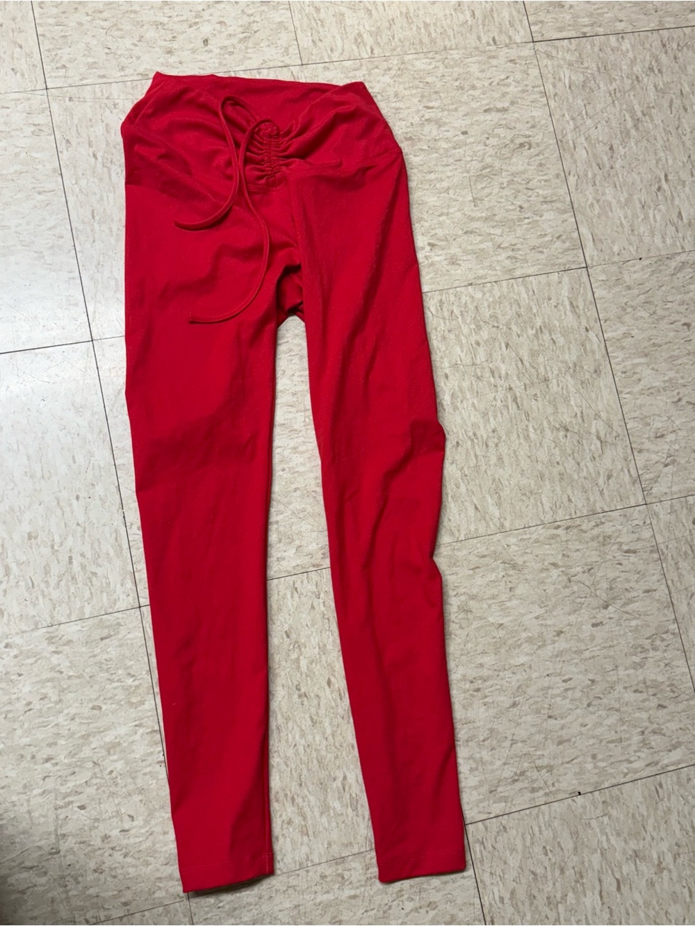 Small PINK leggings with scrunch in front